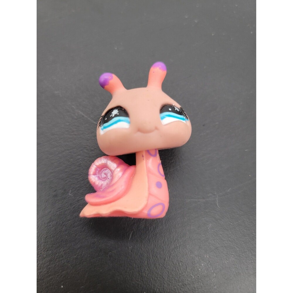 Littlest Pet Shop LPS #823 Snail Pink Pearl Authentic 2008